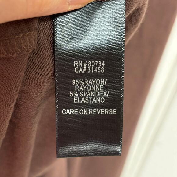 Max and Cleo Boho Hippie Floral Casual Brown Sleeveless Embroidered Top XS - Picture 9 of 9